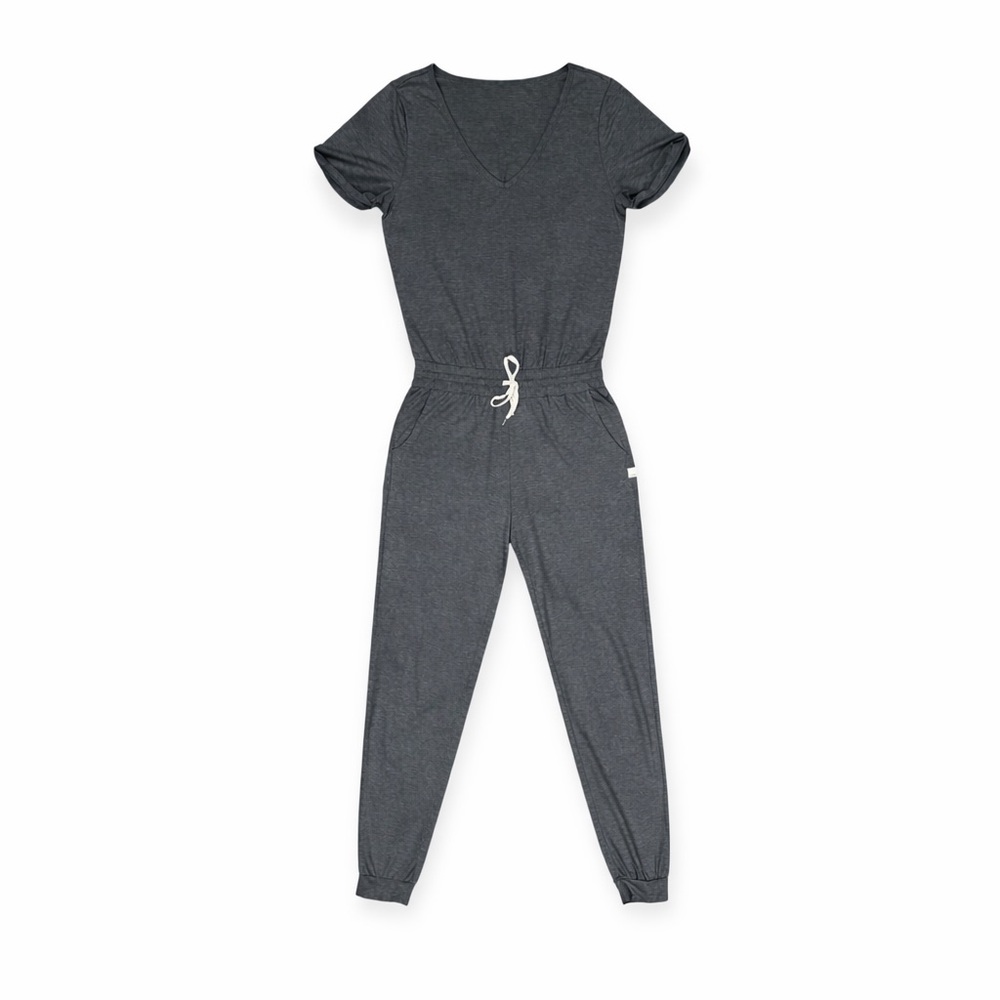 Vuori Halo Performance Jumpsuit Heather Gray Size Medium